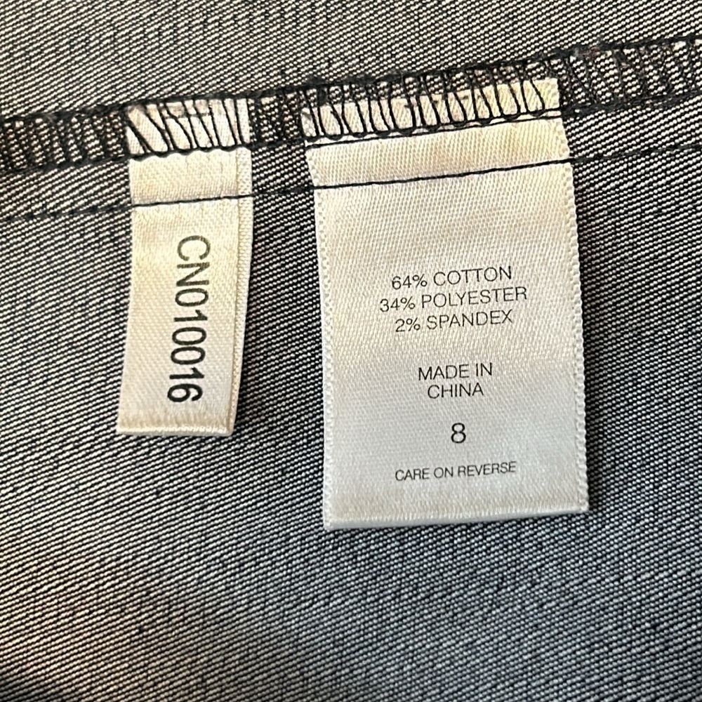 New York & Company Sexy Denim Pencil Skirt Size 8 - Picture 8 of 9